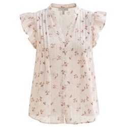 ISAKO SINNA TOP WHITE/CORAL