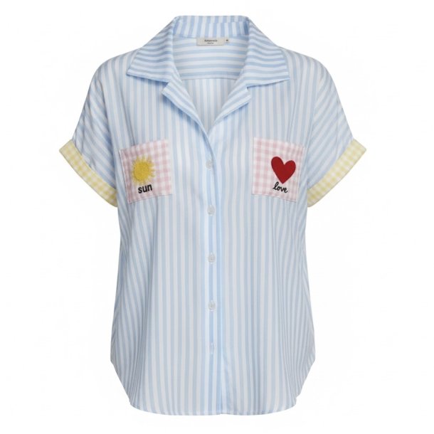 ISAKO SALENTO SHIRT SUN BLUE