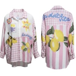 ISAKO SALENTO SHIRT PINK LEMON