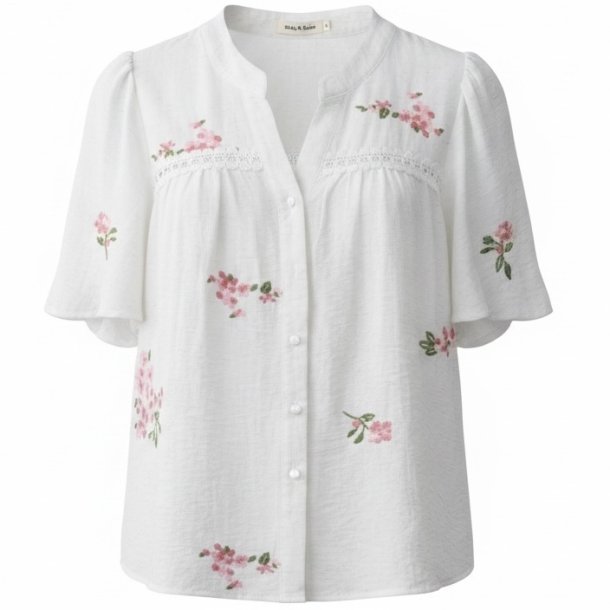ISAKO BOHO FLOWER SHIRT PINK