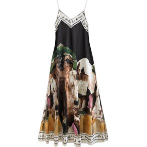 ISAKO AZZURA DRESS BLACK