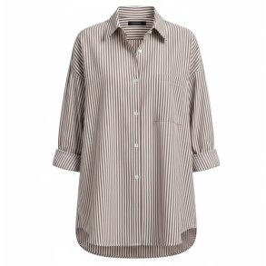 ISAKO YORKER CLASSIC STRIPE BROWN