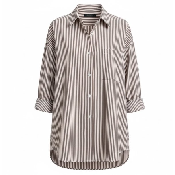 ISAKO YORKER CLASSIC STRIPE BROWN