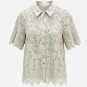 CONTINUE PALOMA LACE SHIRT OFF WHITE 