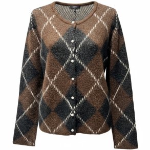 ONLY ONLNOEME N-NECK CARDIGAN COFFEE