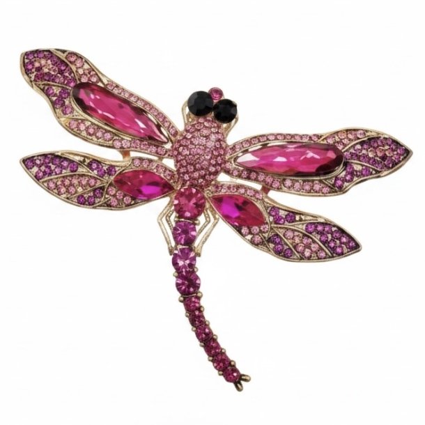 ISAKO BROOCH LIZARD PINK