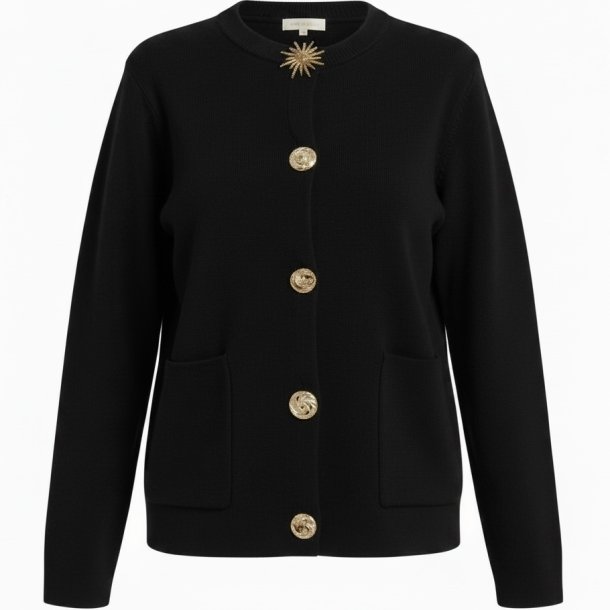 ISAKO NOLA CARDIGAN BLACK
