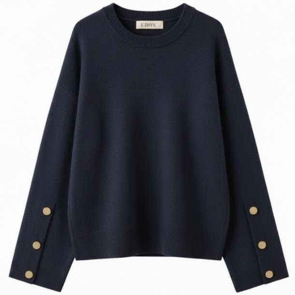ISAKO MELIA PULLOVER NAVY
