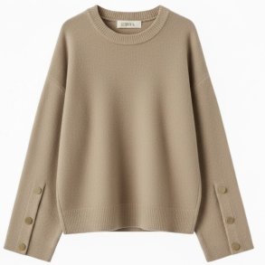 ISAKO MELIA PULLOVER TAUPE