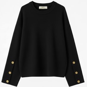 ISAKO MELIA PULLOVER BLACK