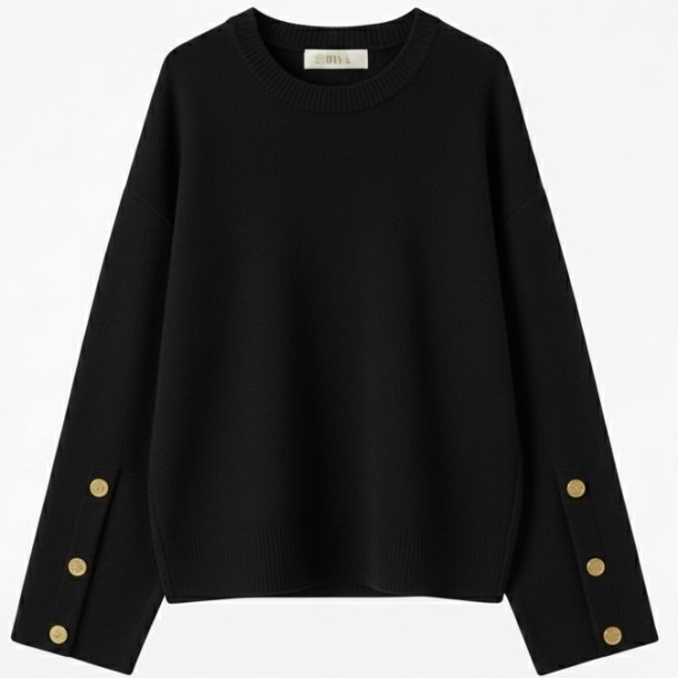 ISAKO MELIA PULLOVER BLACK