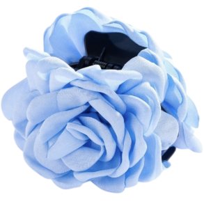 ISAKO FLOWER HAIR CLIP LIGHT BLUE