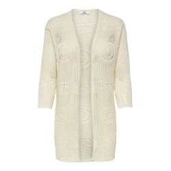 JACQUELINE de YONG JDYKOFI KIMONO KNIT EGGNOG