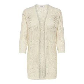 JACQUELINE de YONG JDYKOFI KIMONO KNIT EGGNOG