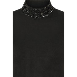 RUE de FEMME RDFTIRSA KNIT TOP BLACK 