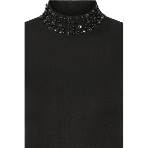 RUE de FEMME RDFTIRSA KNIT TOP BLACK 