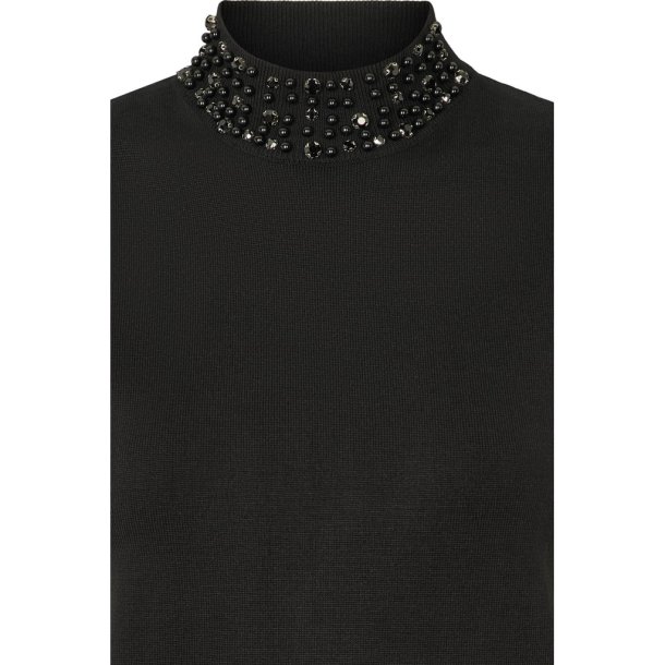 RUE de FEMME RDFTIRSA KNIT TOP BLACK 