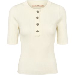 RUE de FEMME FENNEC KNIT TEE WHITE