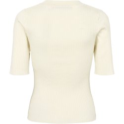 RUE de FEMME FENNEC KNIT TEE WHITE