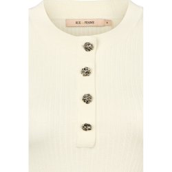 RUE de FEMME FENNEC KNIT TEE WHITE