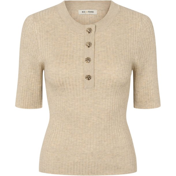 RUE de FEMME FENNEC KNIT TEE SAND