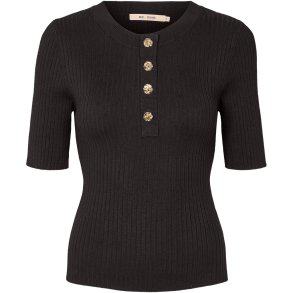 RUE de FEMME FENNEC KNIT TEE BLACK