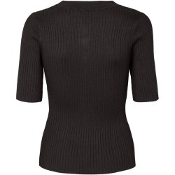 RUE de FEMME FENNEC KNIT TEE BLACK