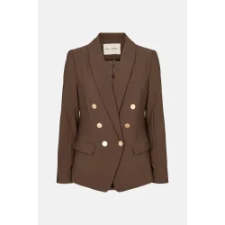 RUE de FEMME RDFCOMFYELOISE BLAZER CHOCOLAT 