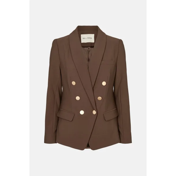 RUE de FEMME RDFCOMFYELOISE BLAZER CHOCOLAT 