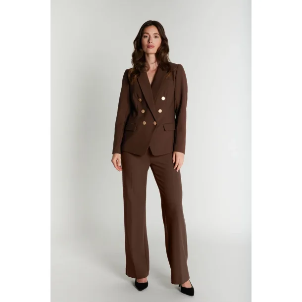 RUE de FEMME RDFCOMFYOLANA WIDE PANT CHOCOLAT
