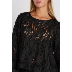 RUE de FEMME CORA BLOUSE BLACK
