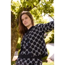 RUE de FEMME JOSIANE KNIT CARDIGAN BLACK