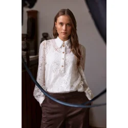 RUE de FEMME RDFNEWFAUSTINE BLOUSE WHITE
