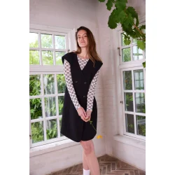 RUE de FEMME 6800RDF LUXY SOLVADA DRESS BLACK
