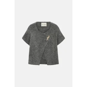 RUE de FEMME RDFYANA KNIT VEST DARK ROCK
