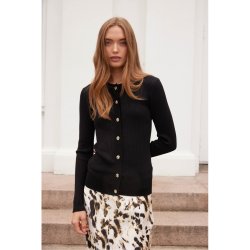 RUE de FEMME LOPE KNIT CARDIGAN BLACK