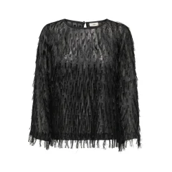 JACQUELINE de YONG JDYFLEUR TOP BLACK