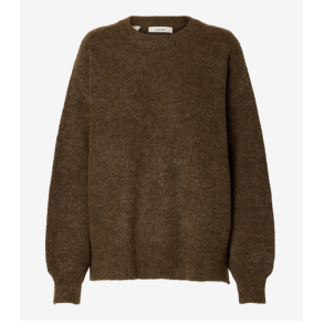 SELECTED FEMME SLWLULU KNIT RELAXED DACHSHUND