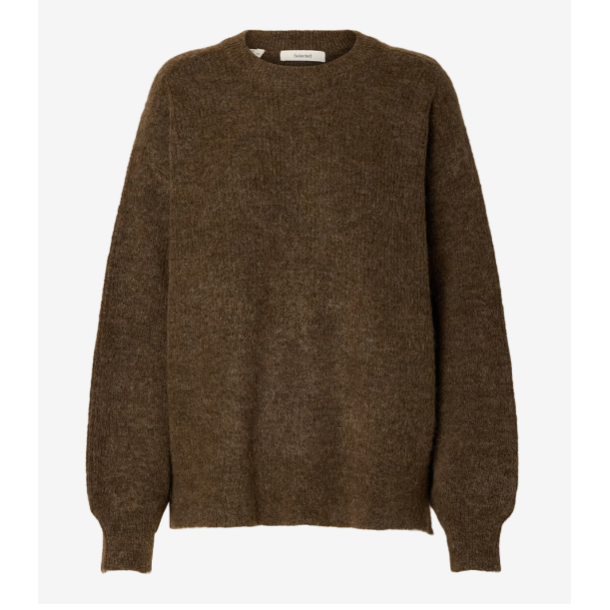 SELECTED FEMME SLWLULU KNIT RELAXED DACHSHUND