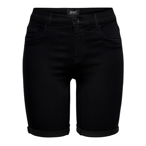 ONLY ONLRAIN MID LONG SHORTS BLACK 