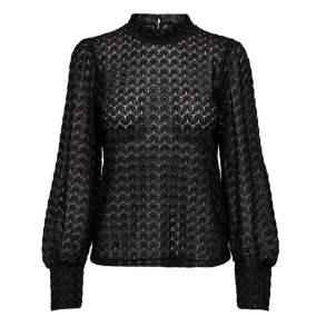 JACQUELINE de YONG JDYAVERY LACE TOP BLACK 