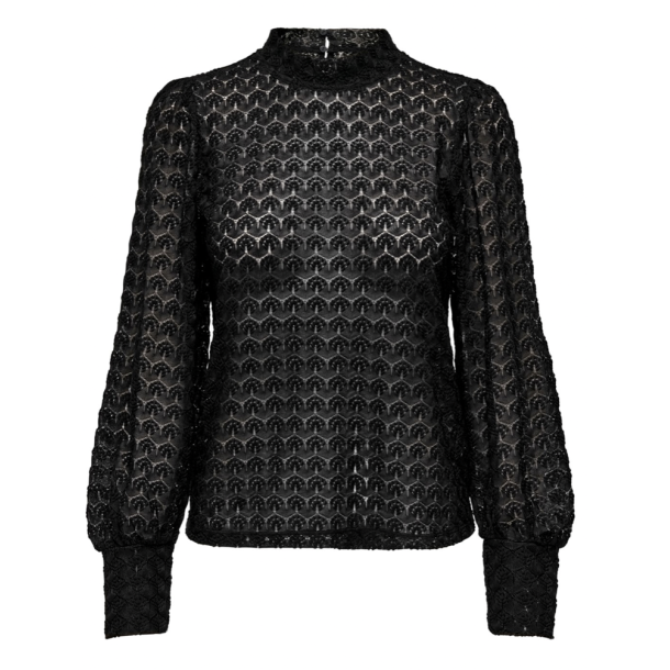 JACQUELINE de YONG JDYAVERY LACE TOP BLACK 