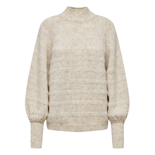 ONLY ONLCELINA HIGH PULLOVER BIRCH 