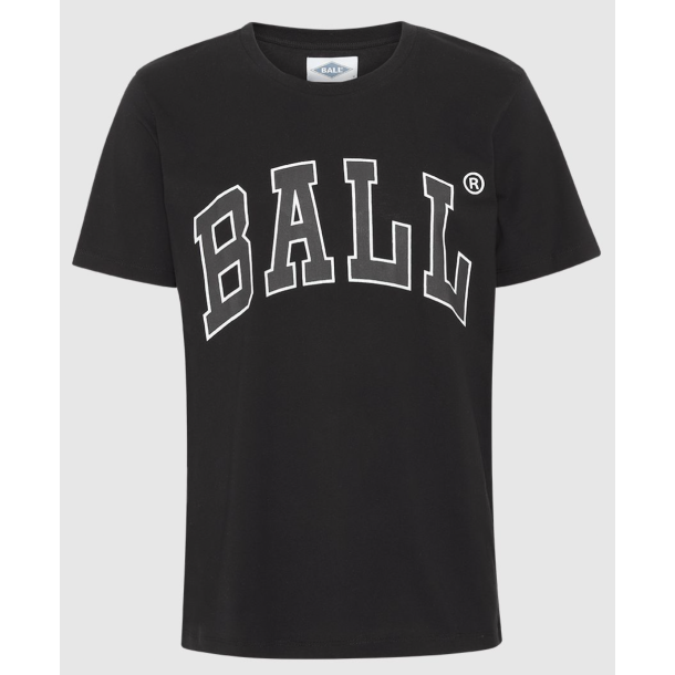 BALL® R.DAVID T-SHIRT BLACK - T-SHIRTS & TOPPE Concept