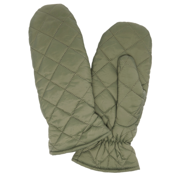 SELECTED FEMME SLFMADA PADDED MITTEN IVY GREEN