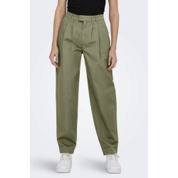 ONLY ONLEVELYN LOOSE CHINO PANT ALOE