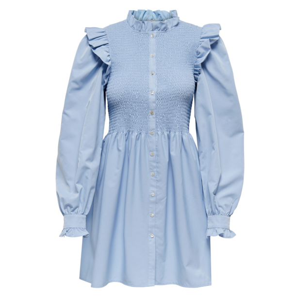 ONLY ONLASPEN SMOCK DRESS BLUE