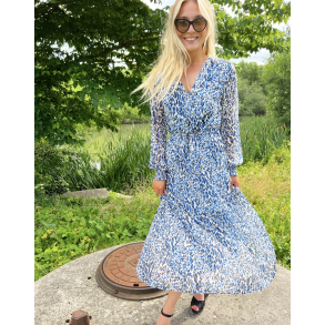 SOMMERSTEDT LUCY DRESS LEO BLUE 