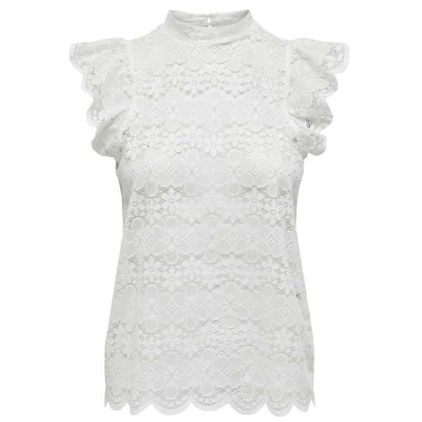 JDYBLONDE LACE TOP WHITE