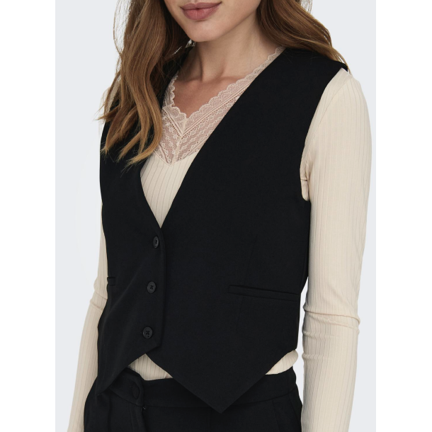 JACQUELINE de YONG JDYGEGGO WAISTCOAT BLACK 